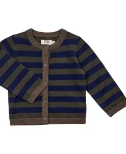Magasin du Nord Collection Strikka RWS wool & cashmere baby cardigan Dark army Online