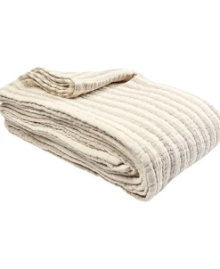 Magasin du Nord Collection Stripe throw Beige Best