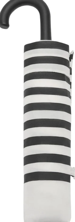 Stripe-printed umbrella>MANGO
