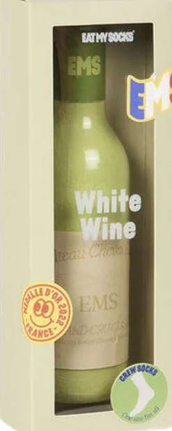 Strømper - Wine White>Eat My Socks