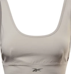 Reebok Studio Stripped Minimalist sports bh Brun Sale