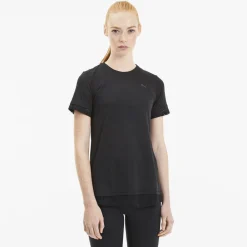 Puma Studion Mixed Lace T-shirt Sort Discount