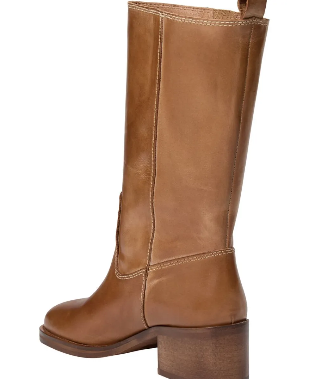 Billi Bi Støvle - A9911 Camel brush calf 884 Online