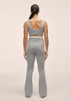 Casall SUBLIME FOLDED FLARE BUKSER Grå Online