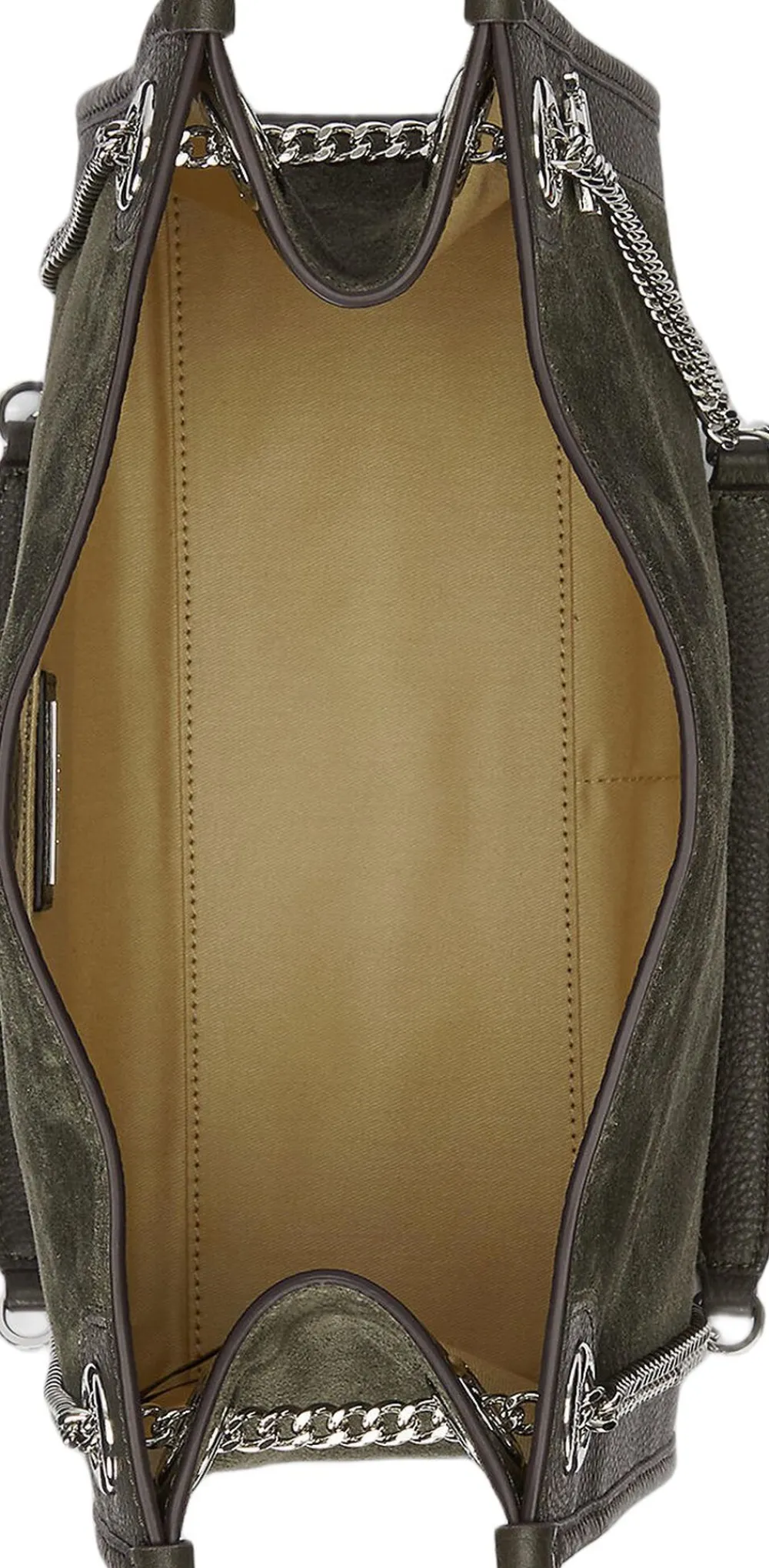 Dame Lauren Ralph Lauren Suede & Leather Medium Bradley Tote Bag