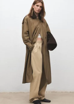 Dame MANGO Suede leather shopper bag