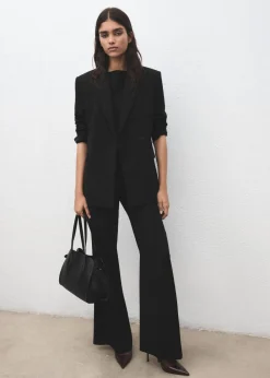 Suit jacket with scarf>MANGO Online