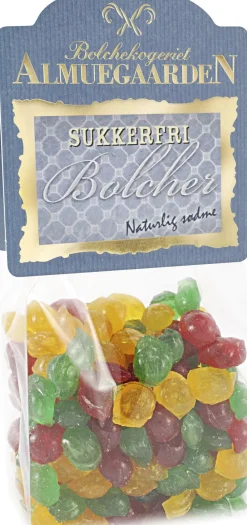 Sukkerfri Frugtperle bolcher med smag af blandet frugt>Almuegaarden Clearance