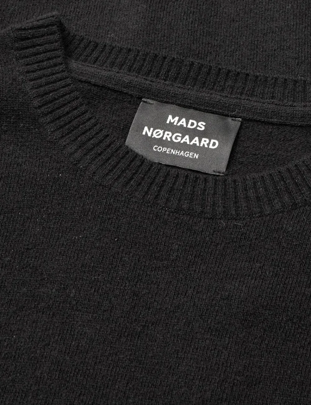 Mads Nørgaard - Copenhagen Super Wool Karsten Knit Sort Best