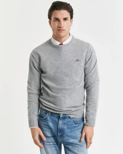 SUPERFINE LAMBSWOOL C-NECK><noscript><img width=