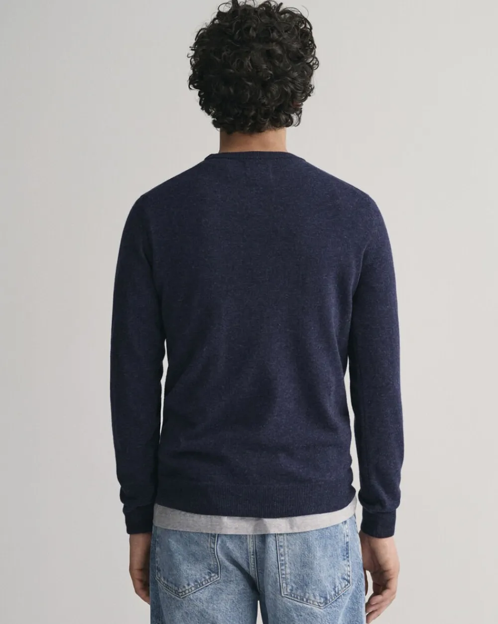 Gant SUPERFINE LAMBSWOOL C-NECK Dark navy melange Sale
