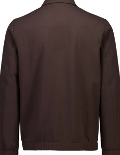 Lindbergh Superflex brushed zip jacket Brown mel Outlet