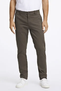 Lindbergh Superflex chino pants Deep brown