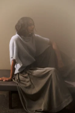 Dame Rabens Saloner Superlight knit tunic top - Asna