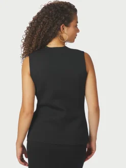 Dame Neo Noir Sway Smooth Knit Waistcoat