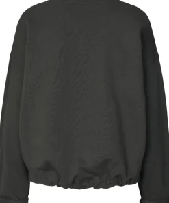 Rabens Saloner Sweat drawstring top - Sheela Oyster Discount