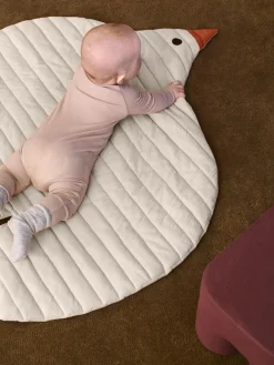 Børn Ferm Living Swif Quilted Mat - Undyed