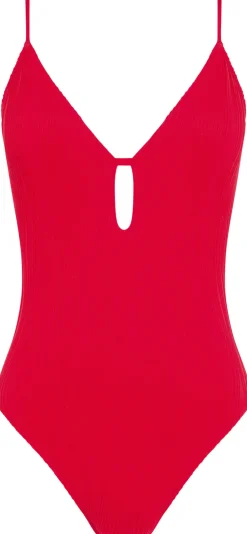 Chantelle Swim One WF T-shirt Plunge Bra R&oslash;d Online