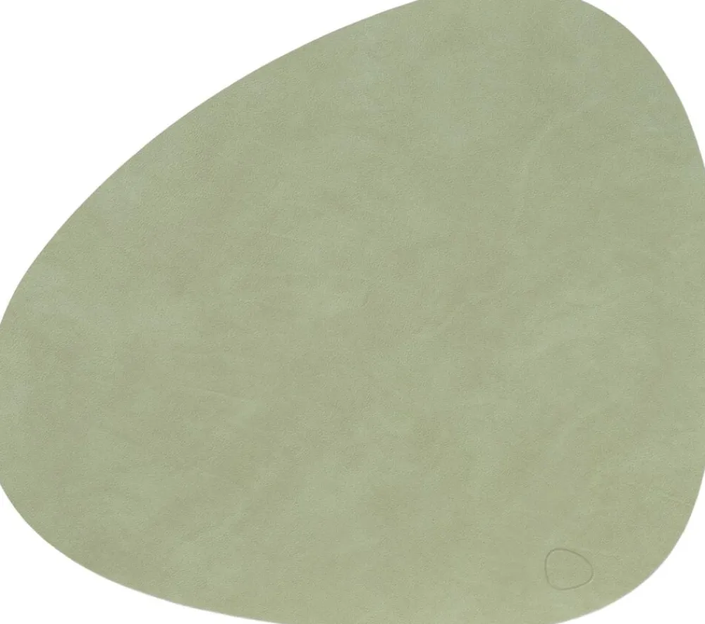 TABLE MAT CURVE L 37X44CM NUPO olive green>LIND DNA New