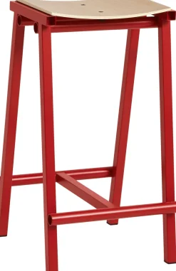 Hay Taburete 8 Bar stool Low Signal red