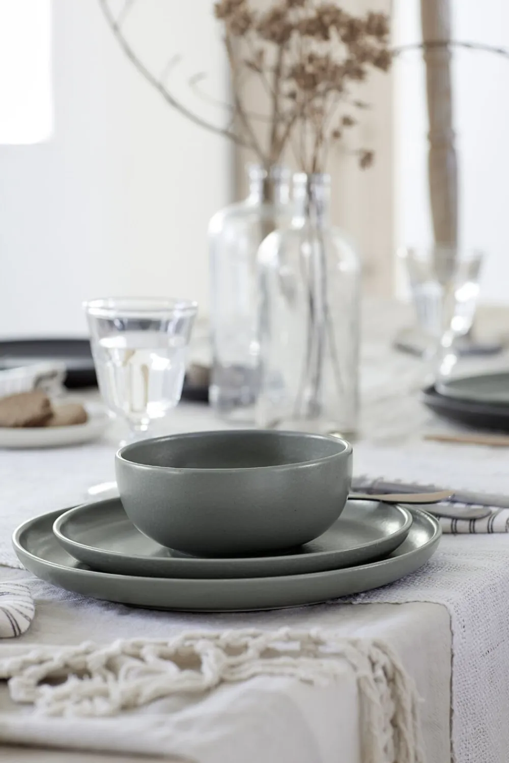 Casafina Tallerken flad Pacifica 23 cm Artichoke Keramik