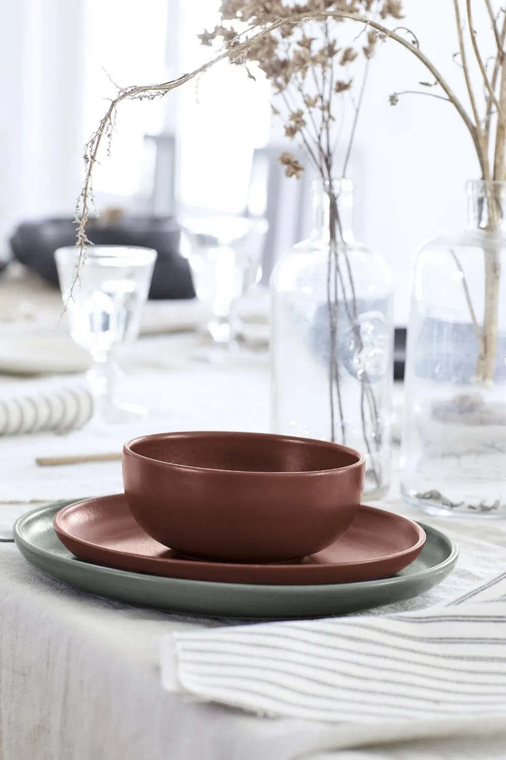 Casafina Tallerken flad Pacifica 23 cm Artichoke Keramik