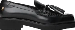Dame Tommy Hilfiger TASSEL SQUARISH TOE LTHR LOAFER