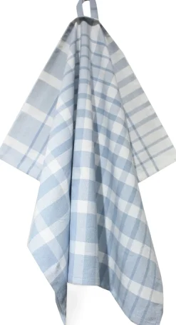 Tea Towels 50x70 cm ENZO - Check light blue>Magasin du Nord Collection Clearance