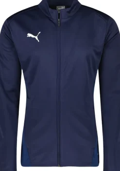 Puma Team Goal Full Zip Trænings Trøje Blå Best