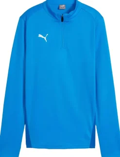Puma TeamGoal 1/4 Zip Trænings Trøje Blå