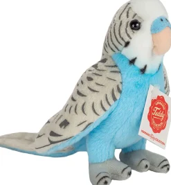 Børn Teddy Hermann - Undulat blå 13 cm