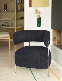 Hübsch Teddy Lounge Chair Blue