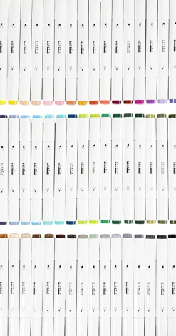 Creativ Company Tegnetusch, streg 1+8 mm, standardfarver, 48stk. Online