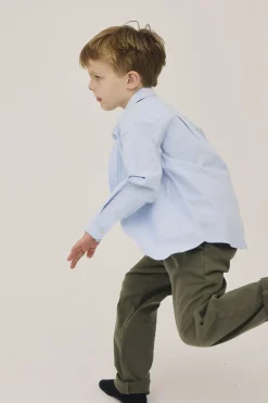 Magasin du Nord Collection Teis oxford shirt - GOTS Light blue Discount