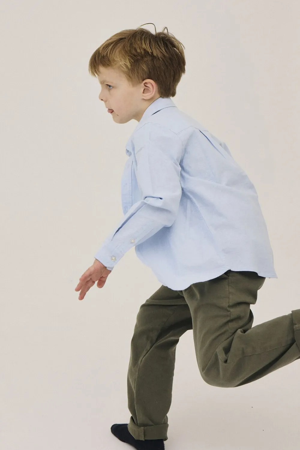 Magasin du Nord Collection Teis oxford shirt - GOTS Light blue Discount