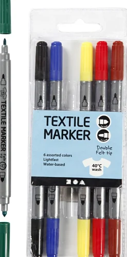 Tekstiltusch, streg 2,3+3,6 mm.>Creativ Company Discount