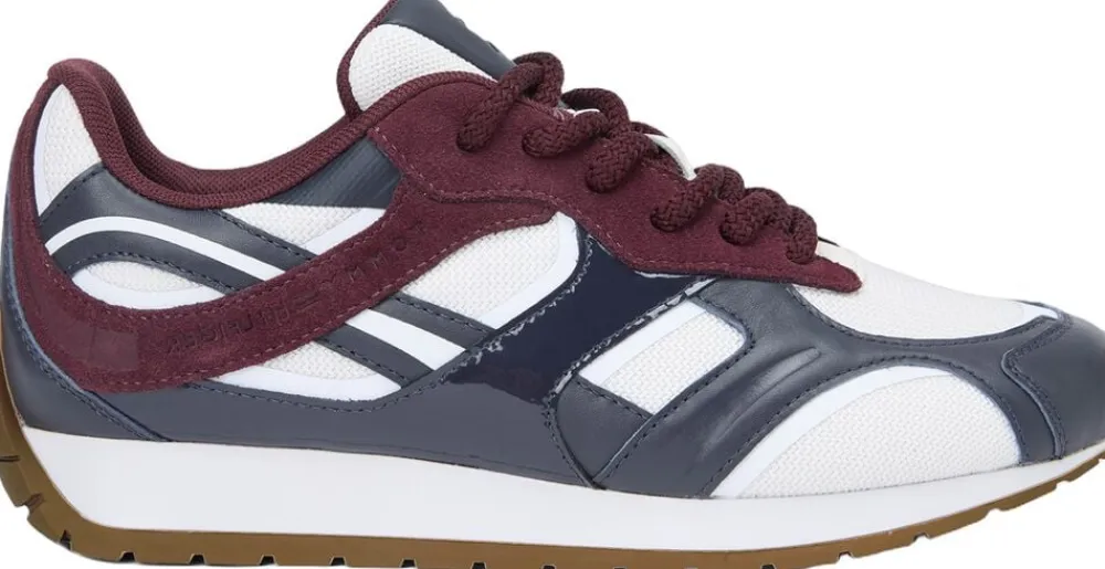TH Monogram Leather Mixed Texture Trainers>Tommy Hilfiger Sale