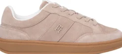 TH Monogram Suede Court Trainers><noscript><img width=