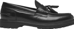 Les Deux Thatcher Polido Tassel Loafer Black Clearance