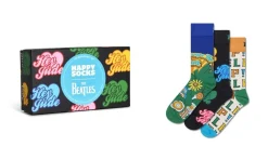 The Beatles 3-Pack Socks Gift Set>Happy Socks New