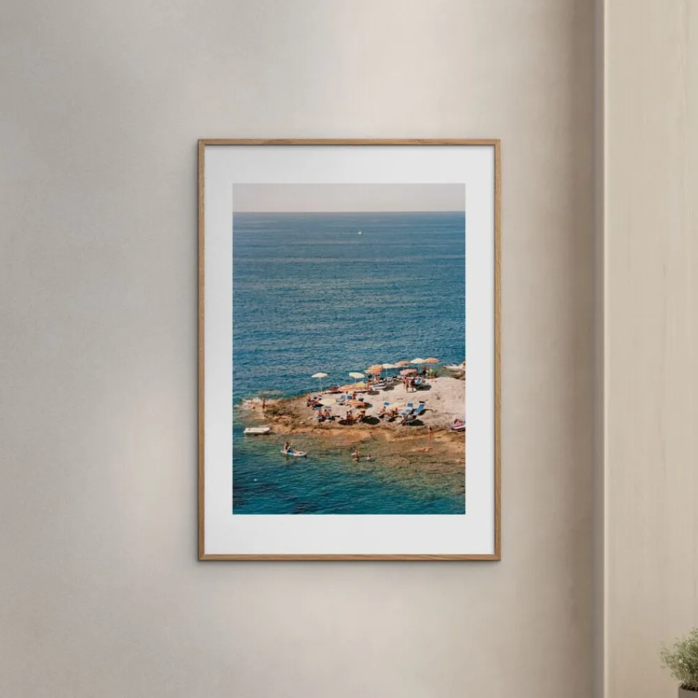 Poster & Frame The Poster Club x Anna Pihan - Ponza Tangerine