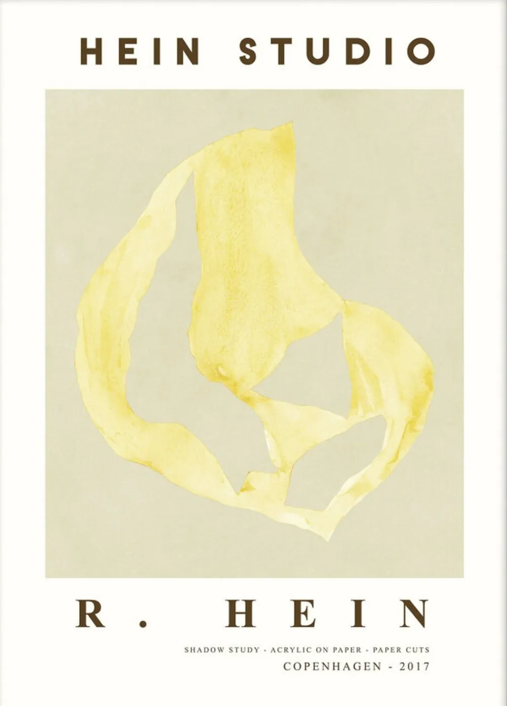 The Poster Club x Rebecca Hein - Shadow No 13