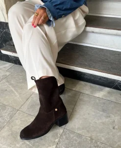 Copenhagen Shoes THE REAL WALKING SUEDE Brown Discount