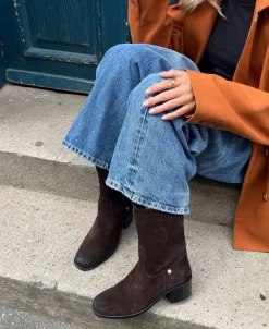 Copenhagen Shoes THE REAL WALKING SUEDE Brown Discount