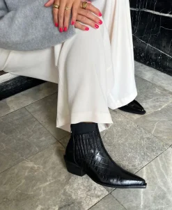 Copenhagen Shoes THE WALKING BOOT - LEATHER Black Outlet