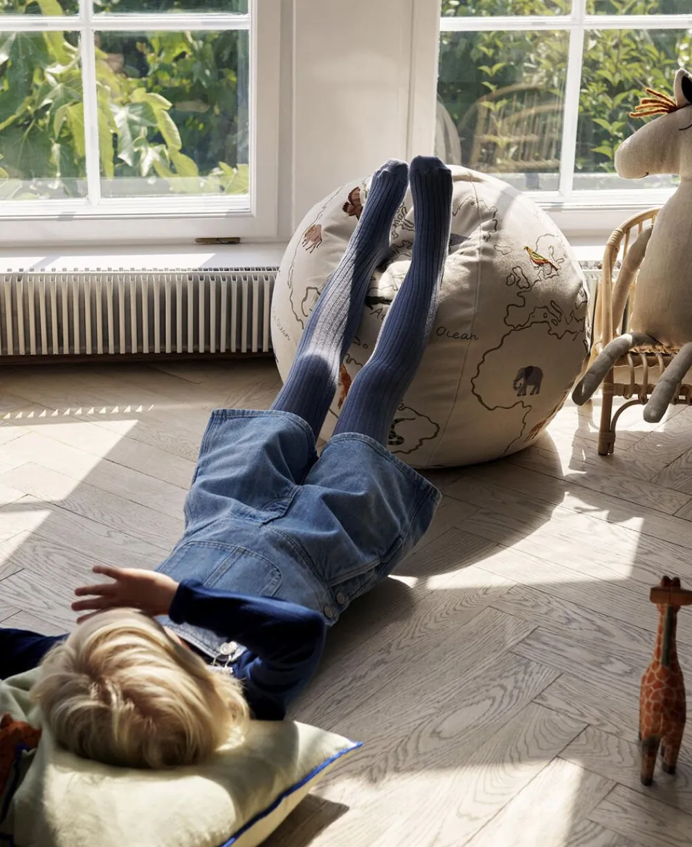 Ferm Living The World Pouf - Off-white Sale