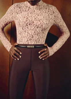 MANGO Thin belt with metal detail Black New