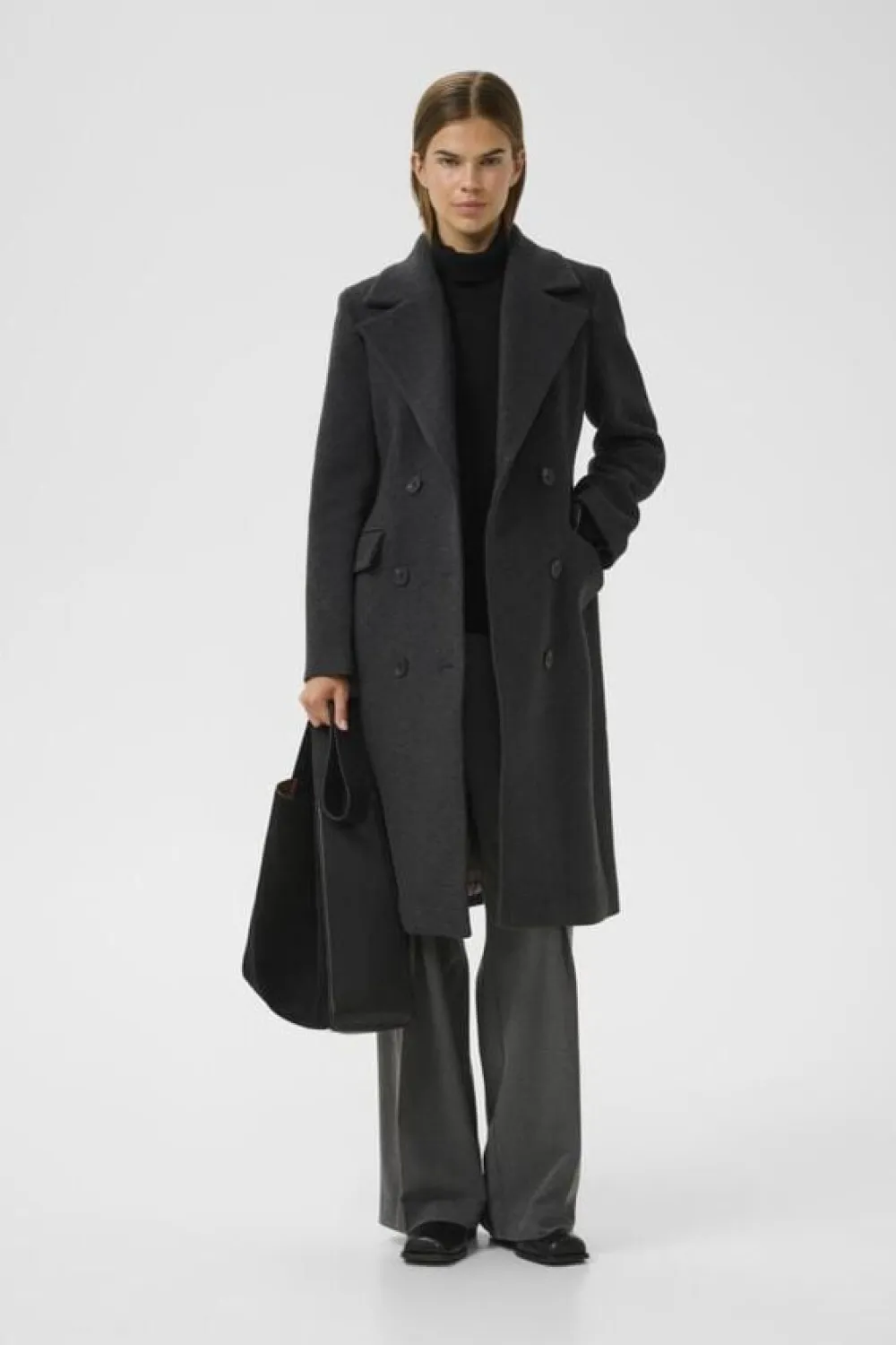 Dame InWear ThoraIW Wool Lapel Coat R