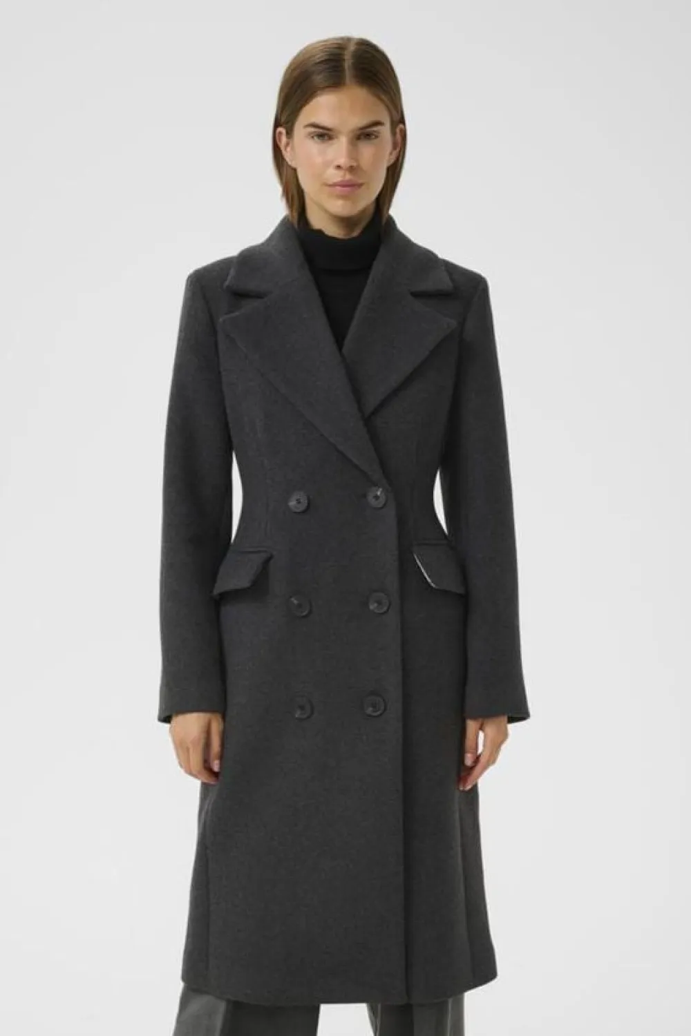Dame InWear ThoraIW Wool Lapel Coat R