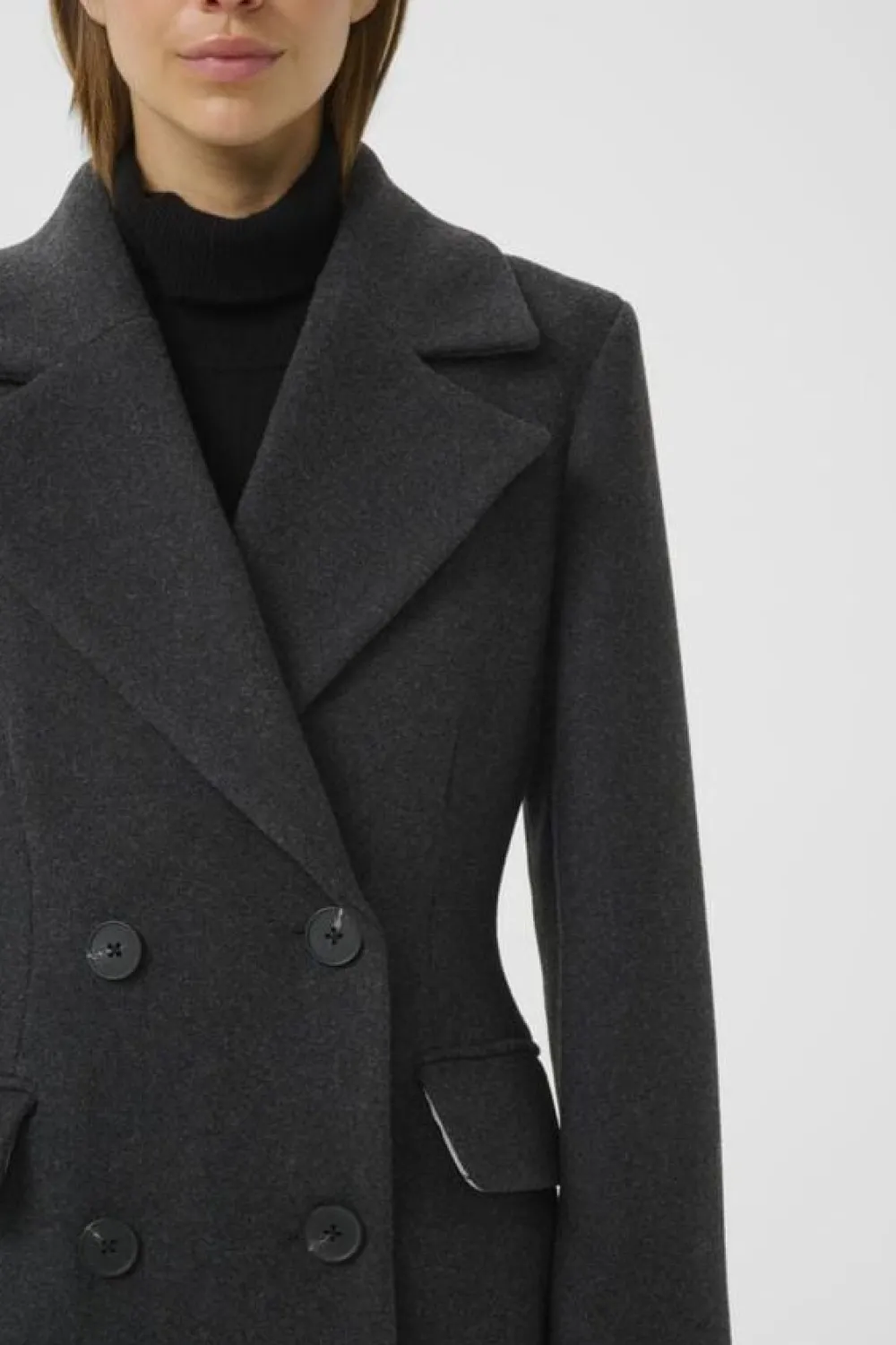 Dame InWear ThoraIW Wool Lapel Coat R